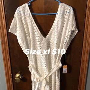 White lace off the shoulder top